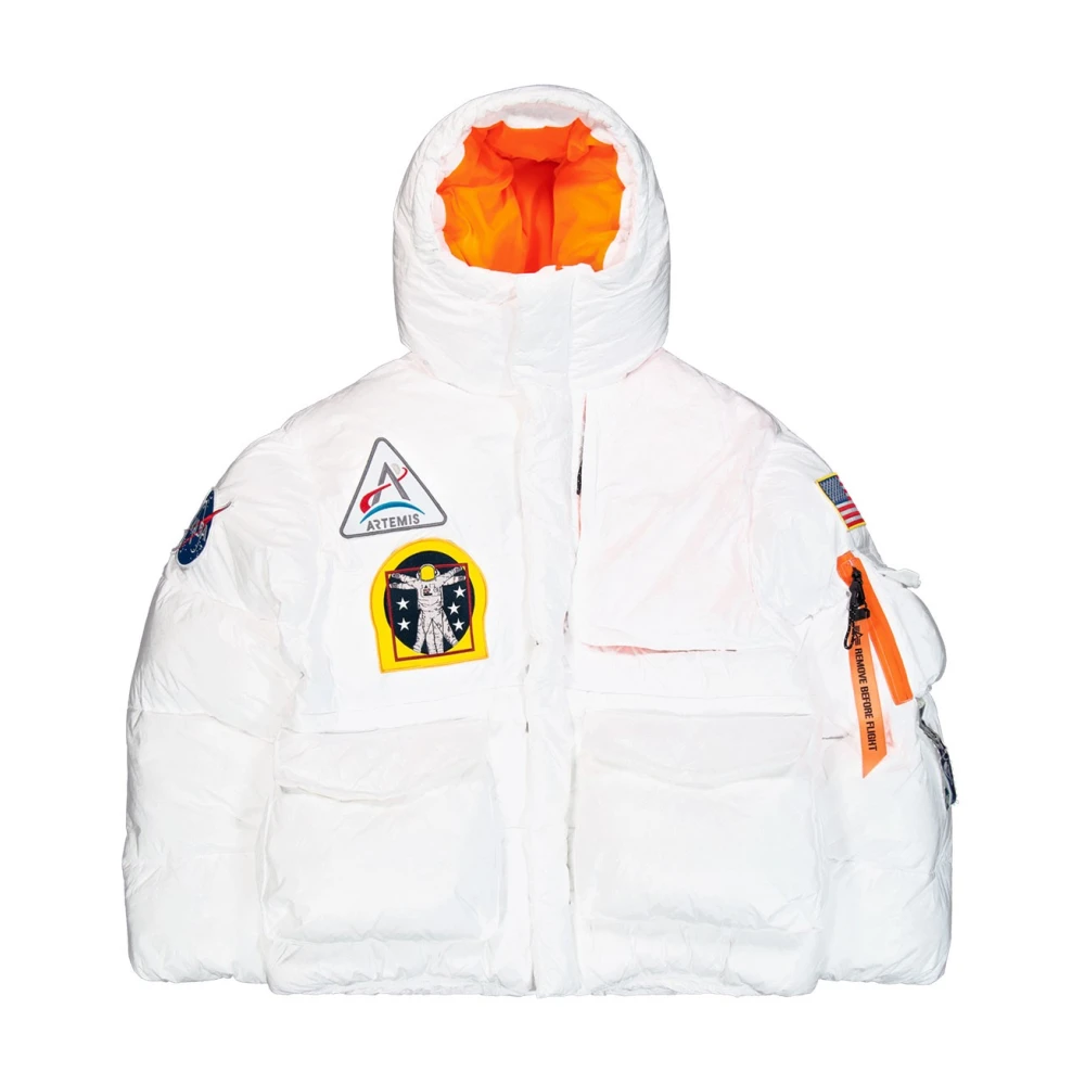 Alpha Industries Nasa Puffer Jacka Vit 2024 White, Herr