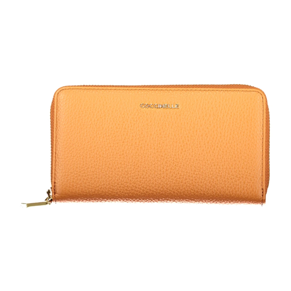 Coccinelle Women's Orange Wallets & Cardholders, One Size, Metallic Soft Wallet