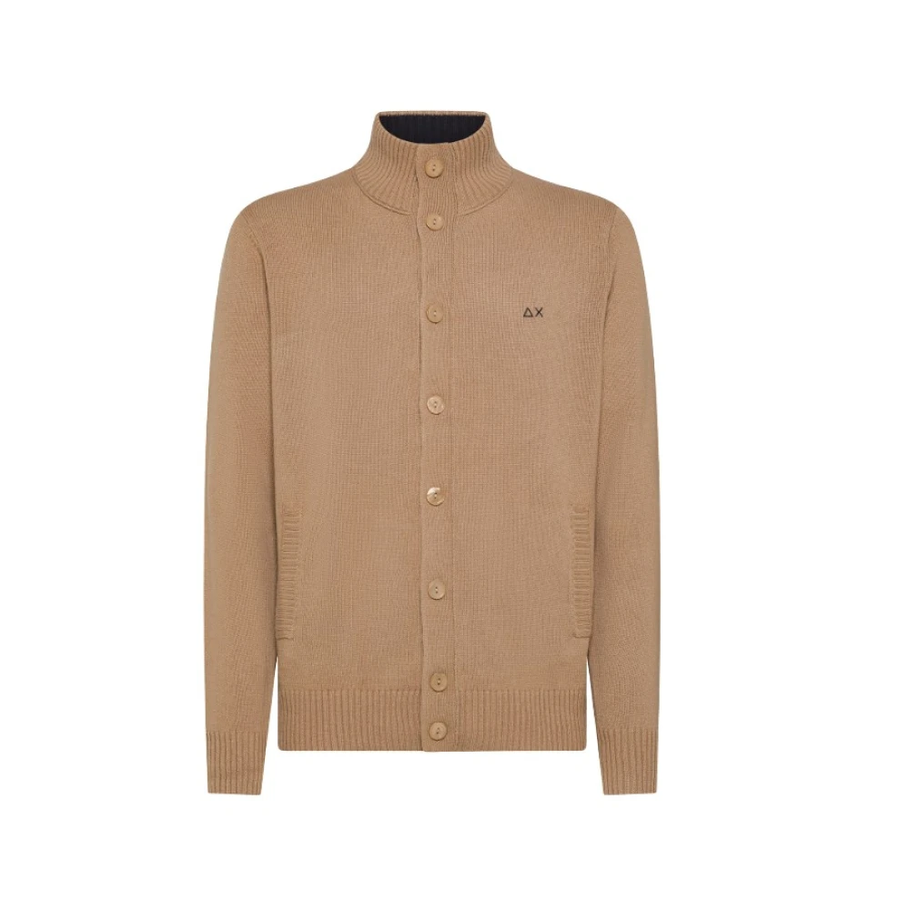 Sun68 Stijlvolle Gebreide Collectie Beige Heren