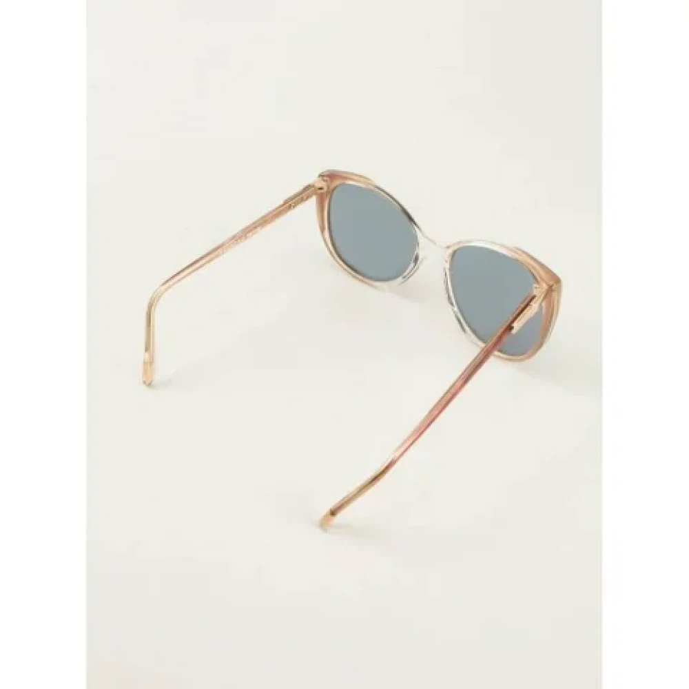 Yves Saint Laurent Vintage Pre-owned Acetate sunglasses Brown Dames