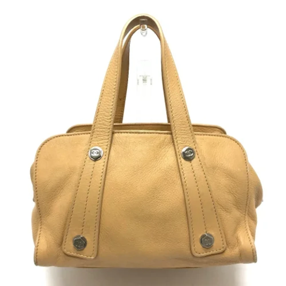 Chanel Vintage Pre-owned Leather chanel-bags Brown Dames