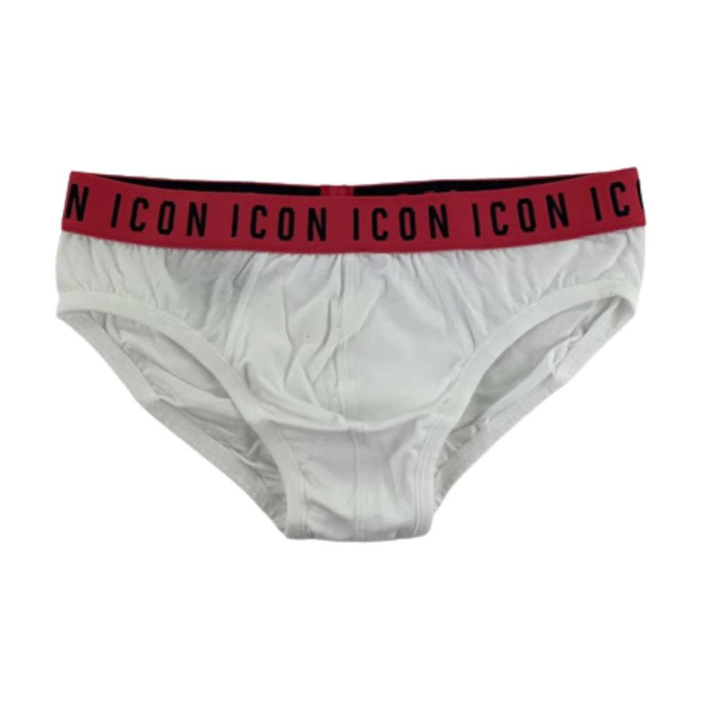 Dsquared2 Herr Vit Underkläder S, Bomull, Men`S Slip