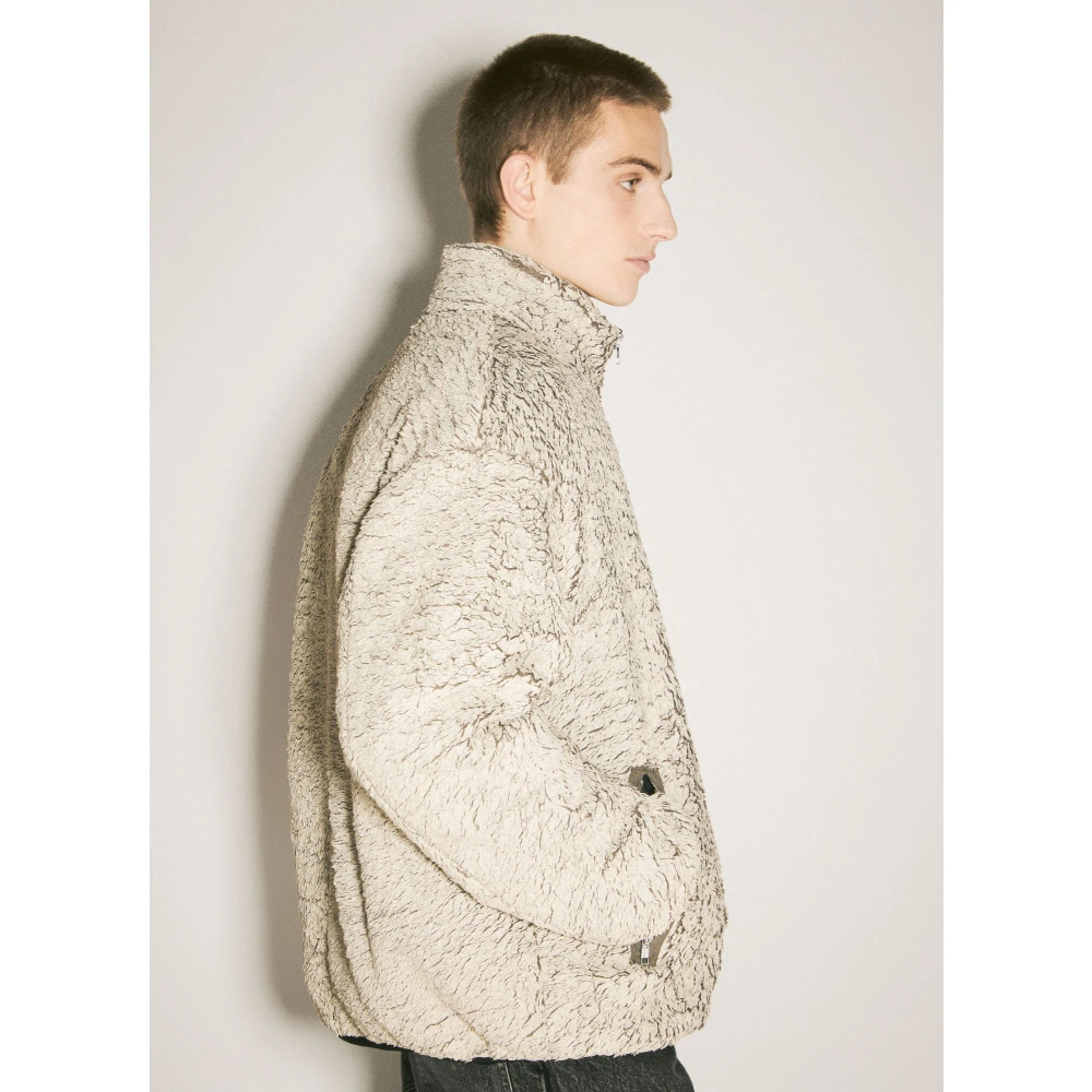Song for the Mute Gewatteerde Trechter Track Jacket Beige Heren
