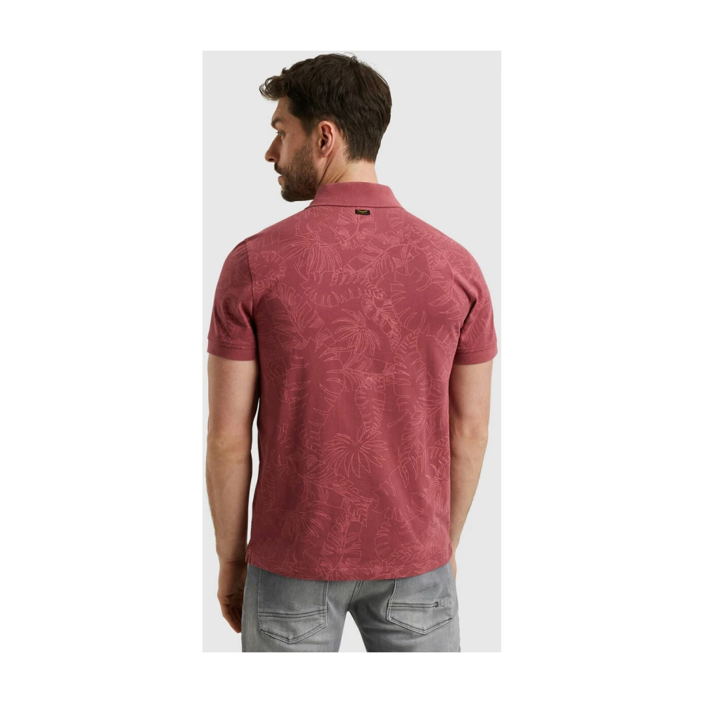 PME Legend Korte Mouw Polo Single Jersey Brown Heren