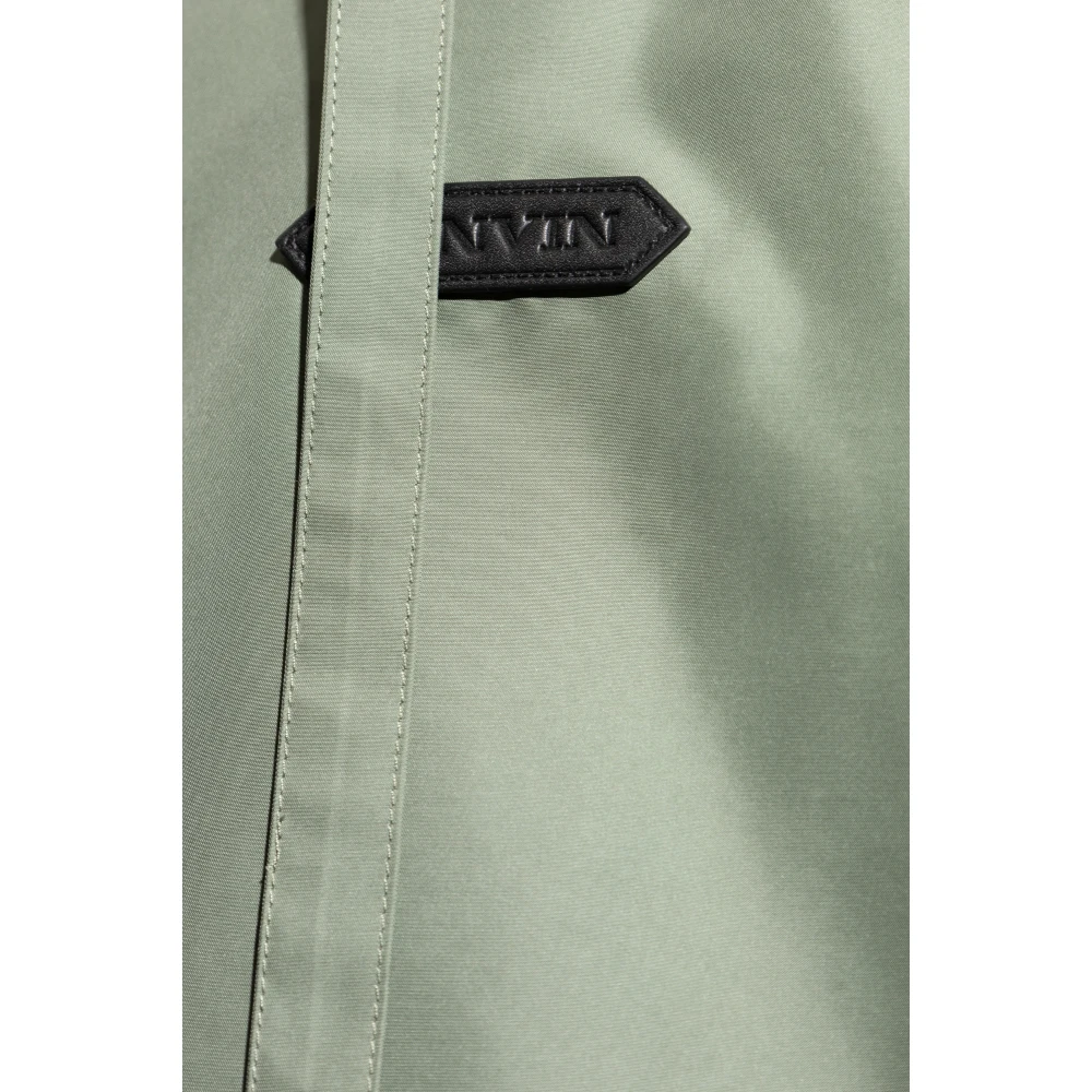Lanvin Jas met logo Green Heren