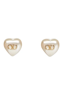 Vlogo Heart Earrings