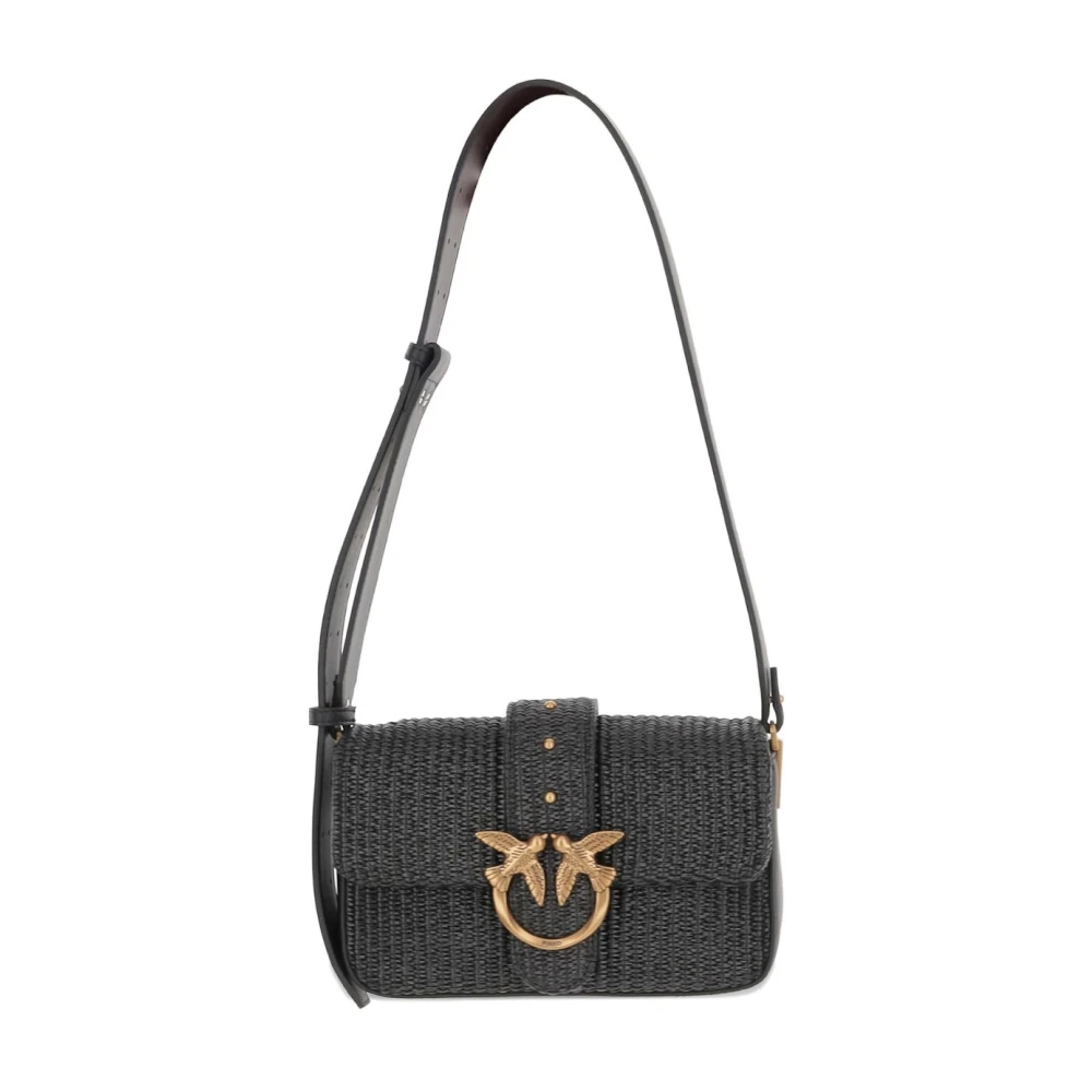 Pinko Women's Black Shoulder Bags, One Size, Shoulder Bag Elegant Design