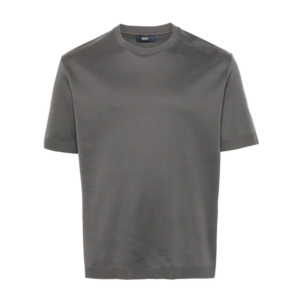 Herno - Tops > T-Shirts - Gray - Herno - Modalova