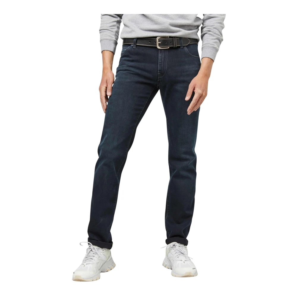 Meyer Regular Fit Jeans met Super-Stretch Stof Blue Heren