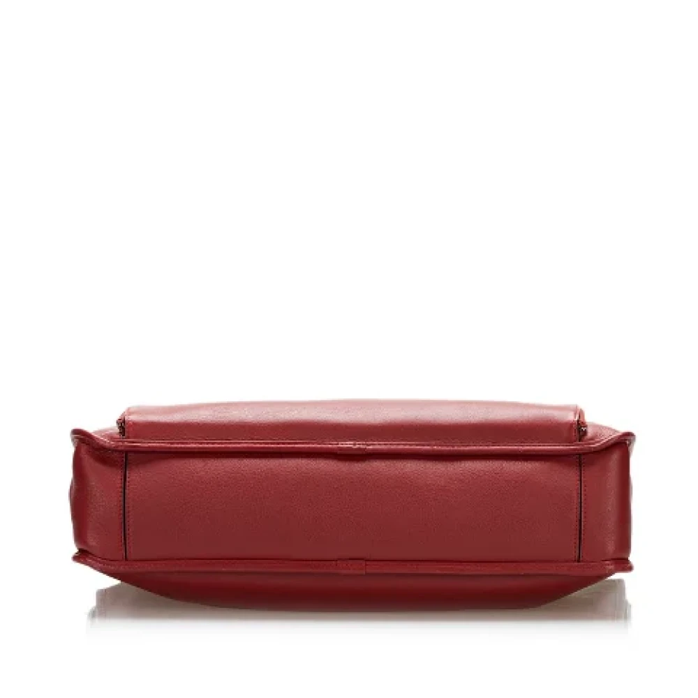 Loewe Pre-owned Leather briefcases Red Dames