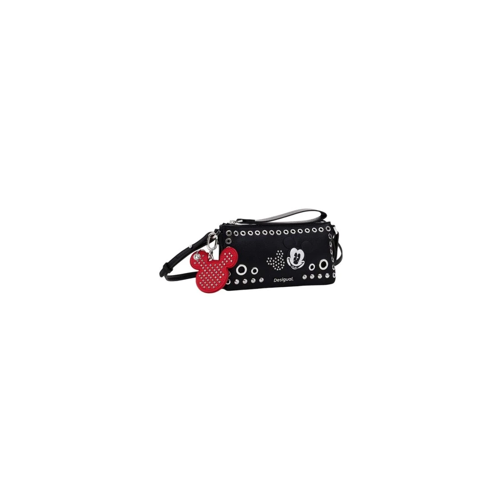 Desigual Zwarte Grote Damesportemonnee Collectie Black Heren