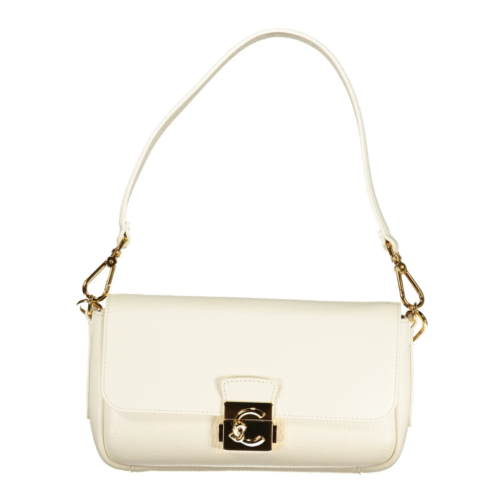 Coccinelle Women's White C-Me Lock Bag - Shoulder Bags - One Size - Bags