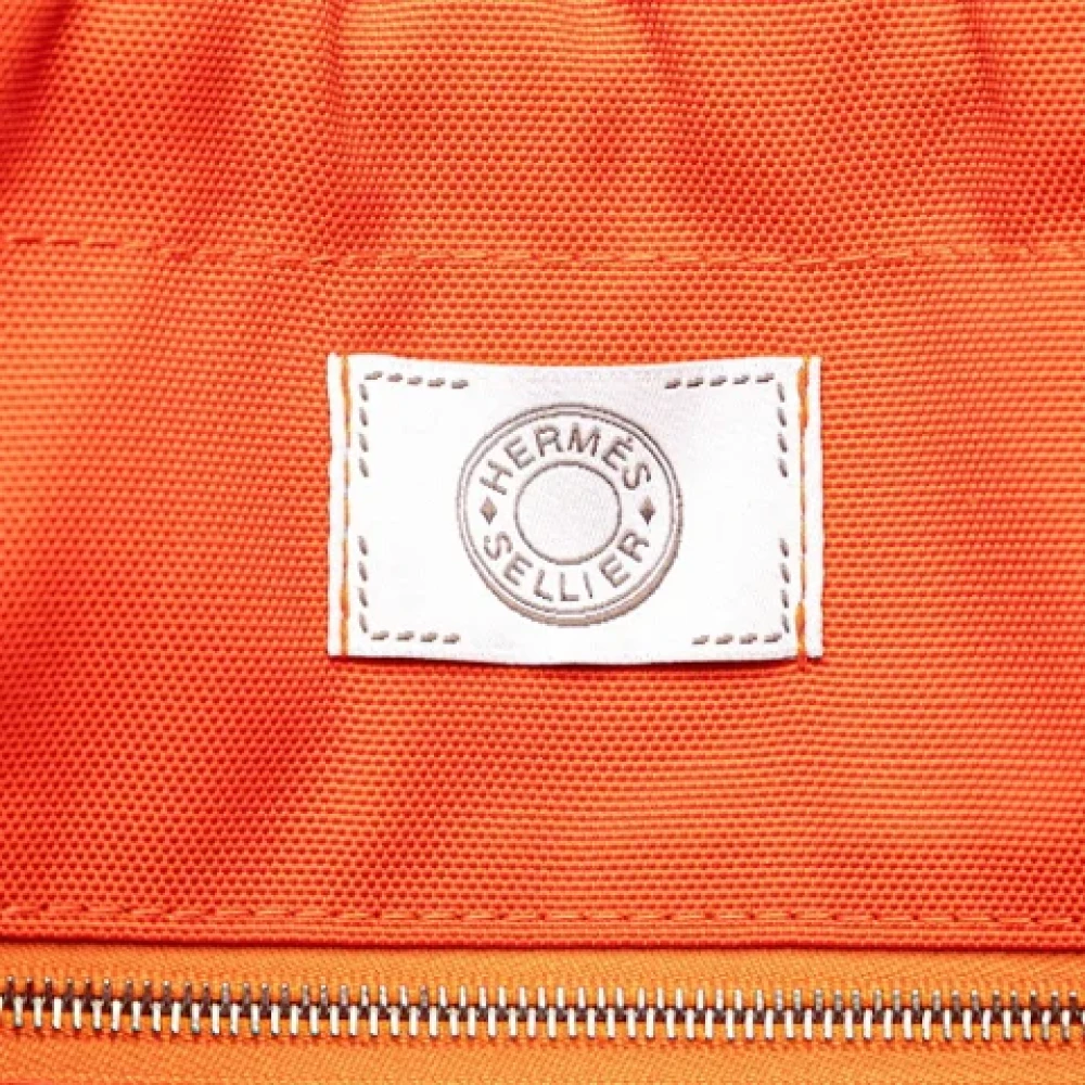 Hermès Vintage Pre-owned Canvas shoulder-bags Brown Dames