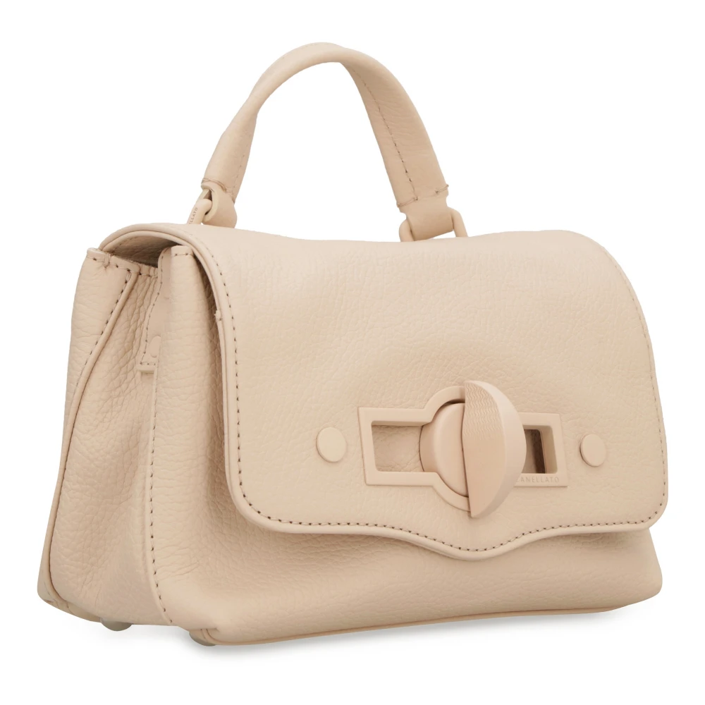 Zanellato Baby Leren Handtas met Studs Pink Dames