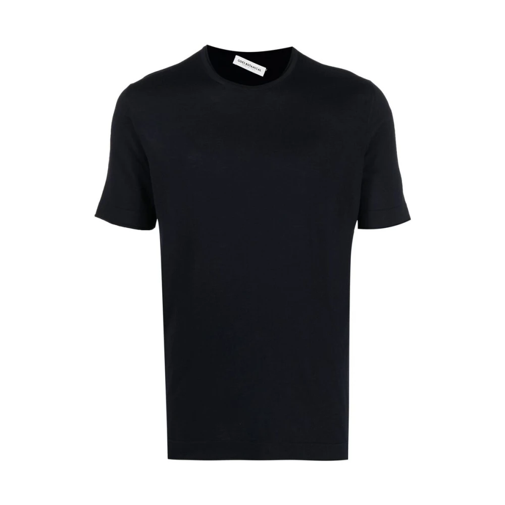 Goes Botanical Donkerblauw Botanisch T-Shirt Blue Heren