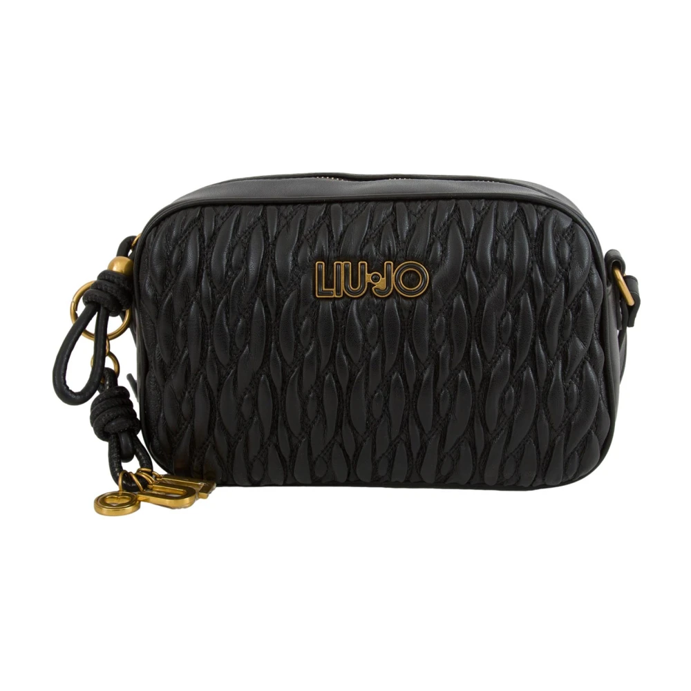 Liu Jo Zwarte Aktetas Elegante Stijl Black Dames