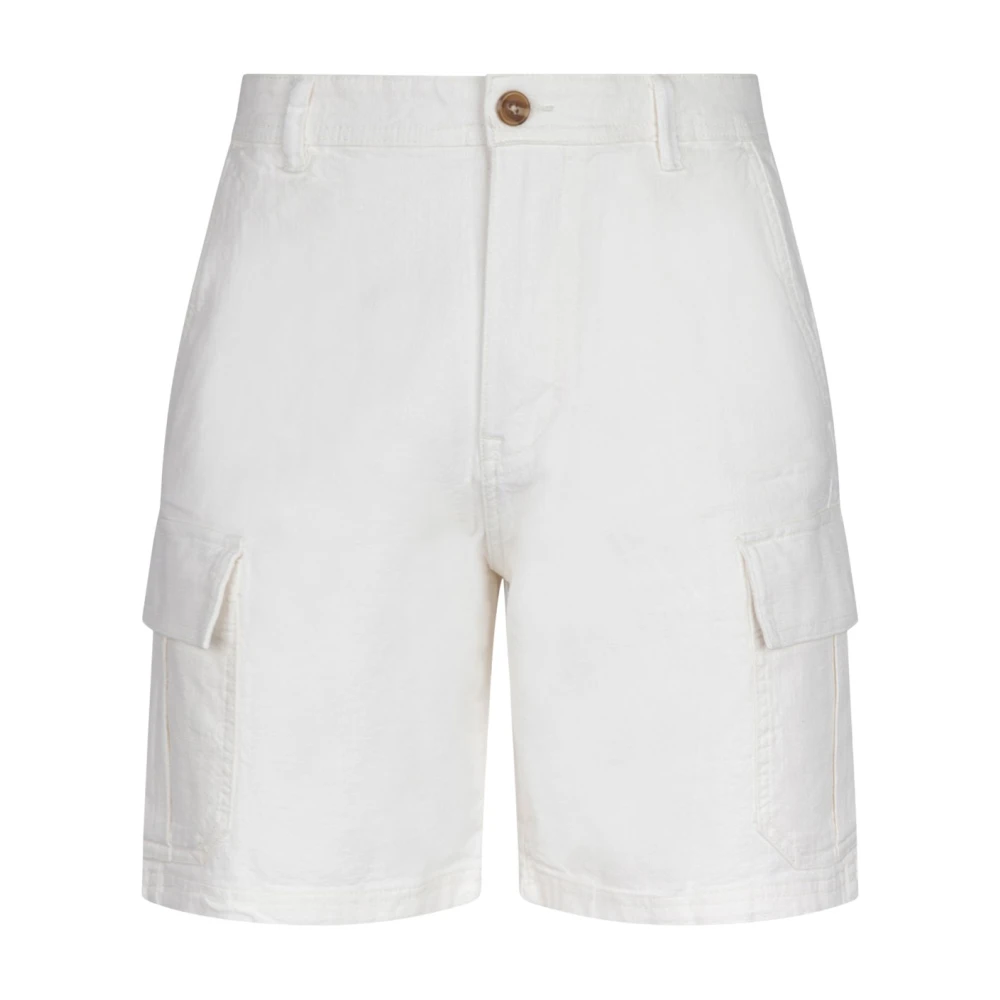 Selected Femme Cargo Shorts White Heren