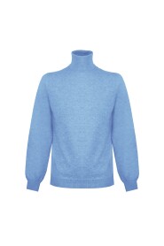 Malo jasnoniebieski sweter kaszmirowy