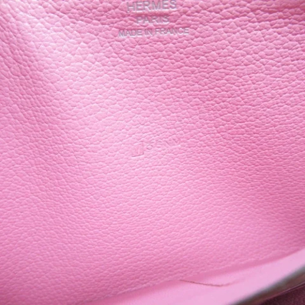 Hermès Vintage Pre-owned Leather wallets Pink Dames