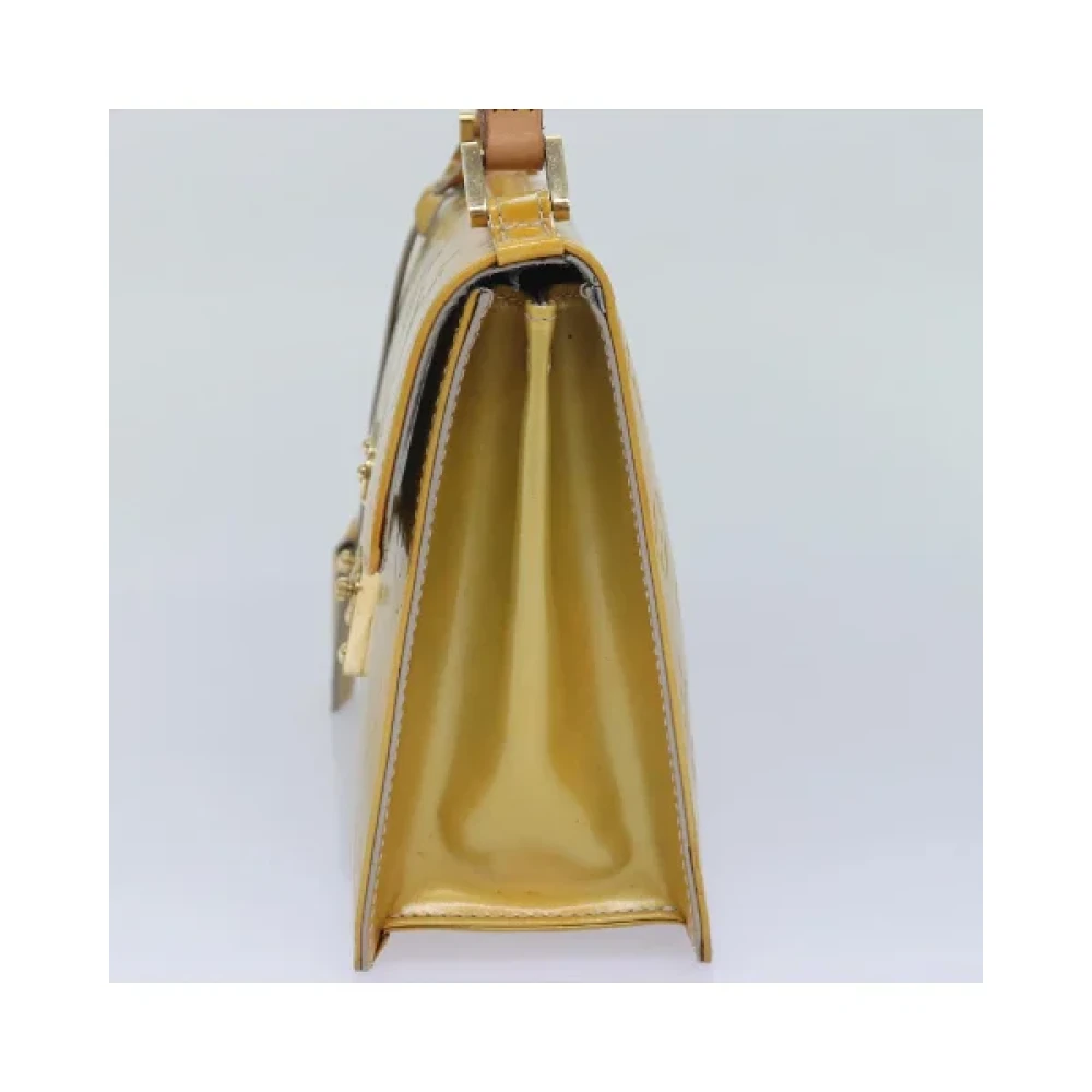 Louis Vuitton Vintage Pre-owned Leather handbags Yellow Dames