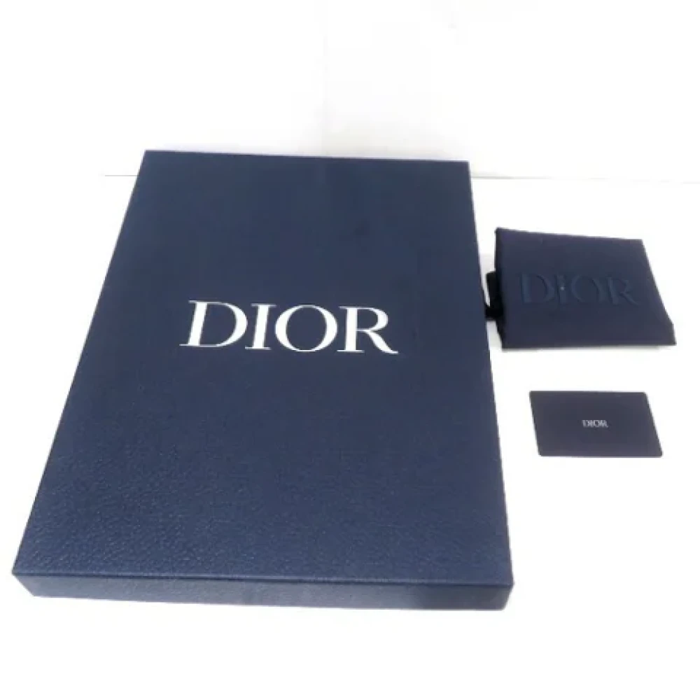 Dior Vintage Pre-owned Canvas clutches Black Heren