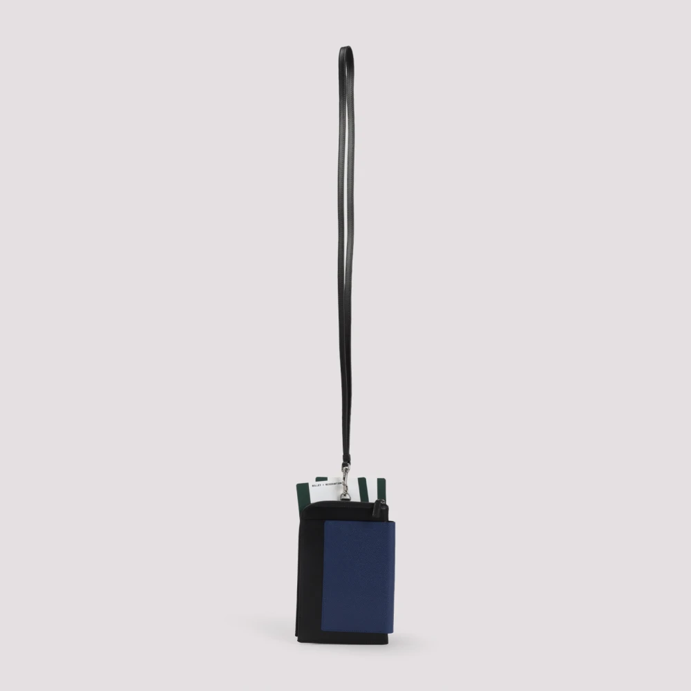 Balenciaga Blauwe Leren Portemonnee Stijlvolle Herenaccessoire Blue Heren