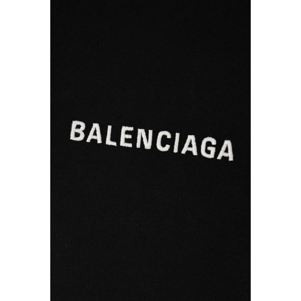 Balenciaga Casual Katoenen T-Shirt voor Mannen Black Heren