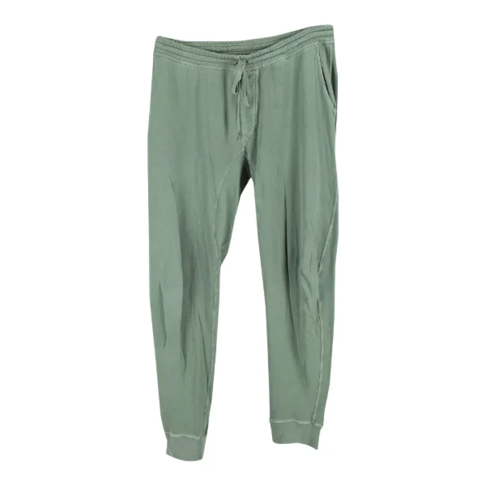Tom Ford Pre-owned Cotton bottoms Green Heren