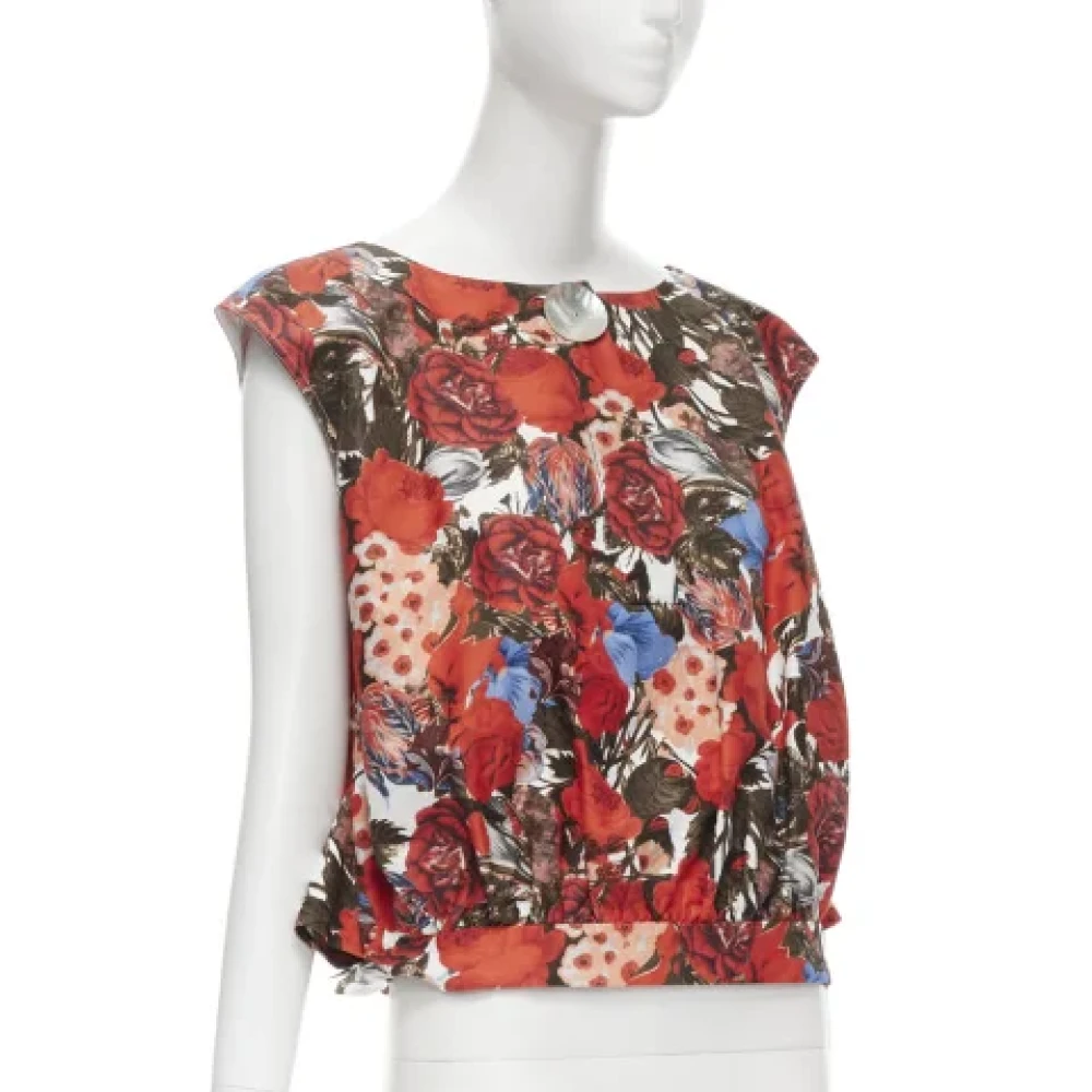 Marni Pre-owned Cotton tops Red Dames