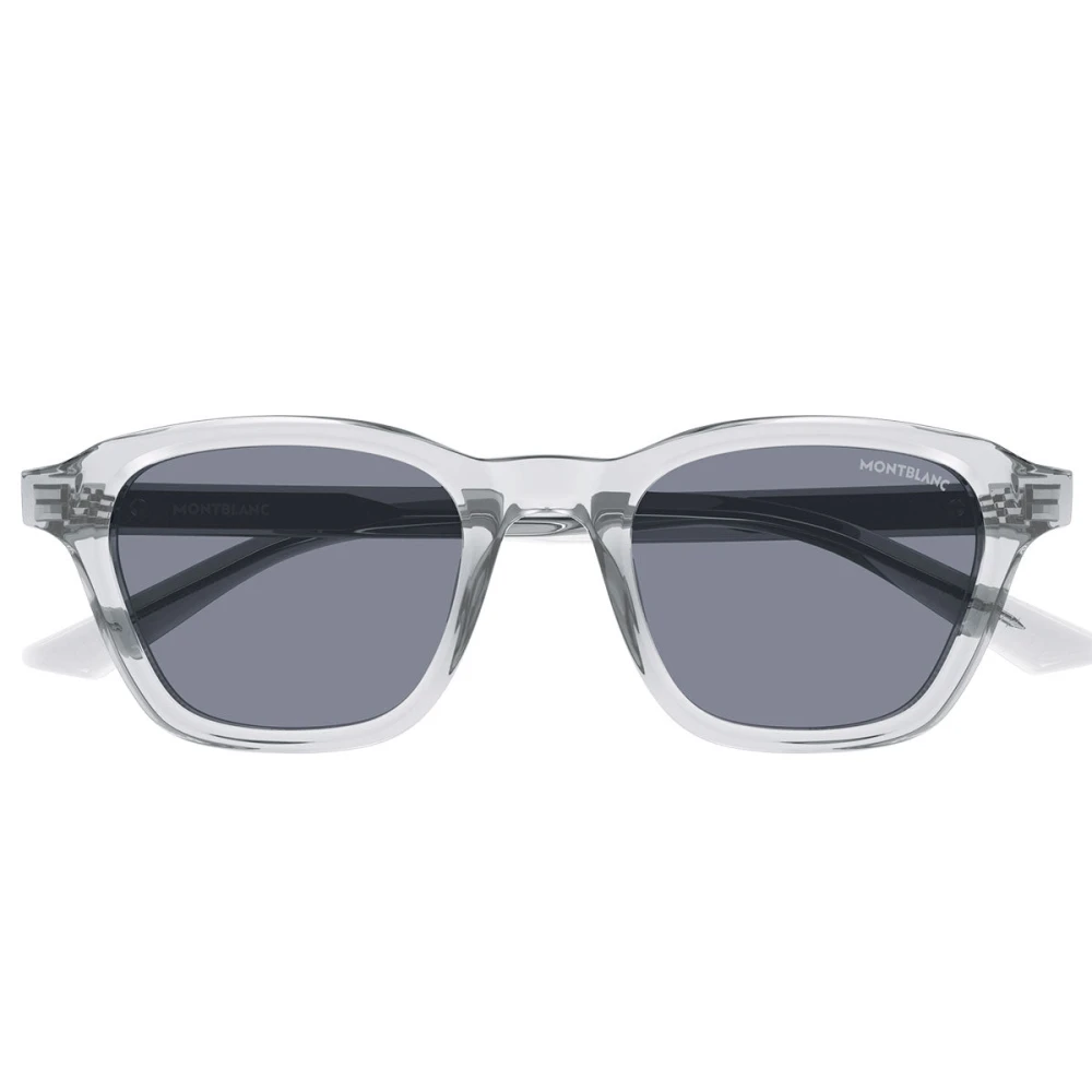 Montblanc Unisex Gray Snowcap Bold Sunglasses - Sunglasses - 50 Mm - Accessories
