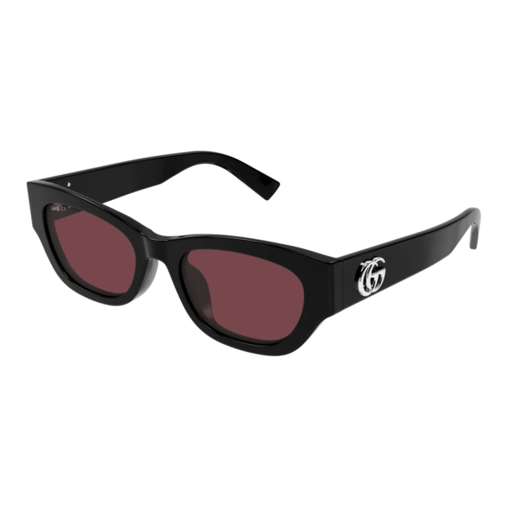 Gucci Unisex Black Sunglasses, 53 Mm, Cat-Eye Sunglasses