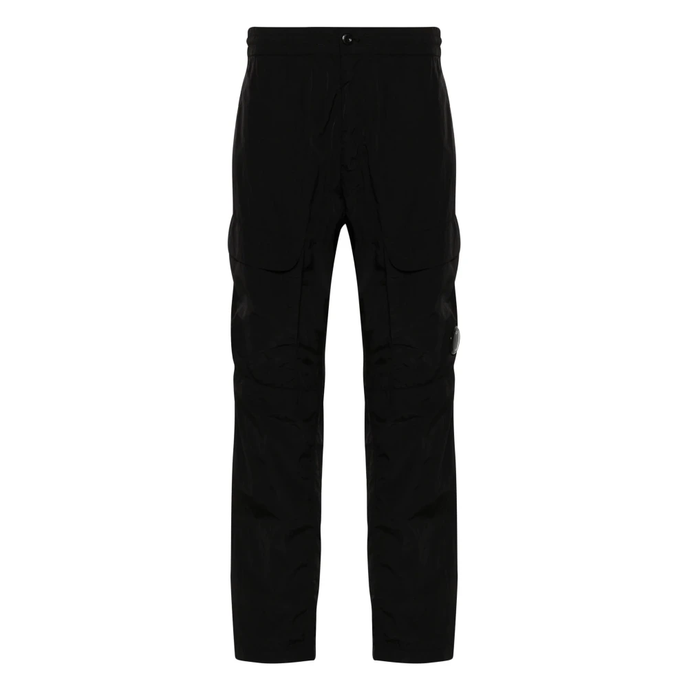 C.P. Company Zwarte Cargo Broek met Verstelbare Taille Black Heren