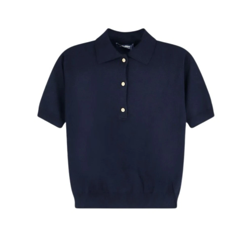 Max Mara Femme Bleu - Smmpomposa Maglia Canottiera Top - Tops - Taille: 38 Fr
