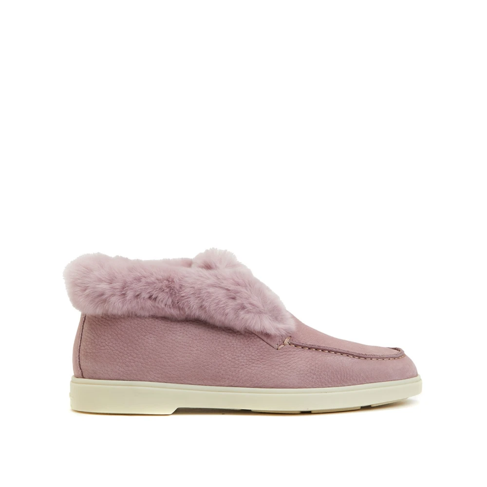 Santoni Women's Pink Winter Boots, 3 Uk, Stylish Boots For Trendy Look