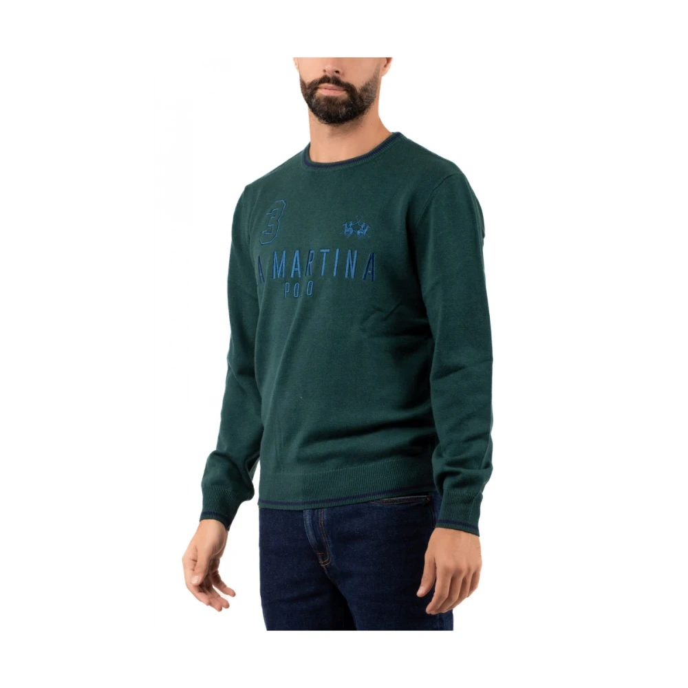 LA MARTINA Heren Polo Shirt Klassieke Stijl Green Heren
