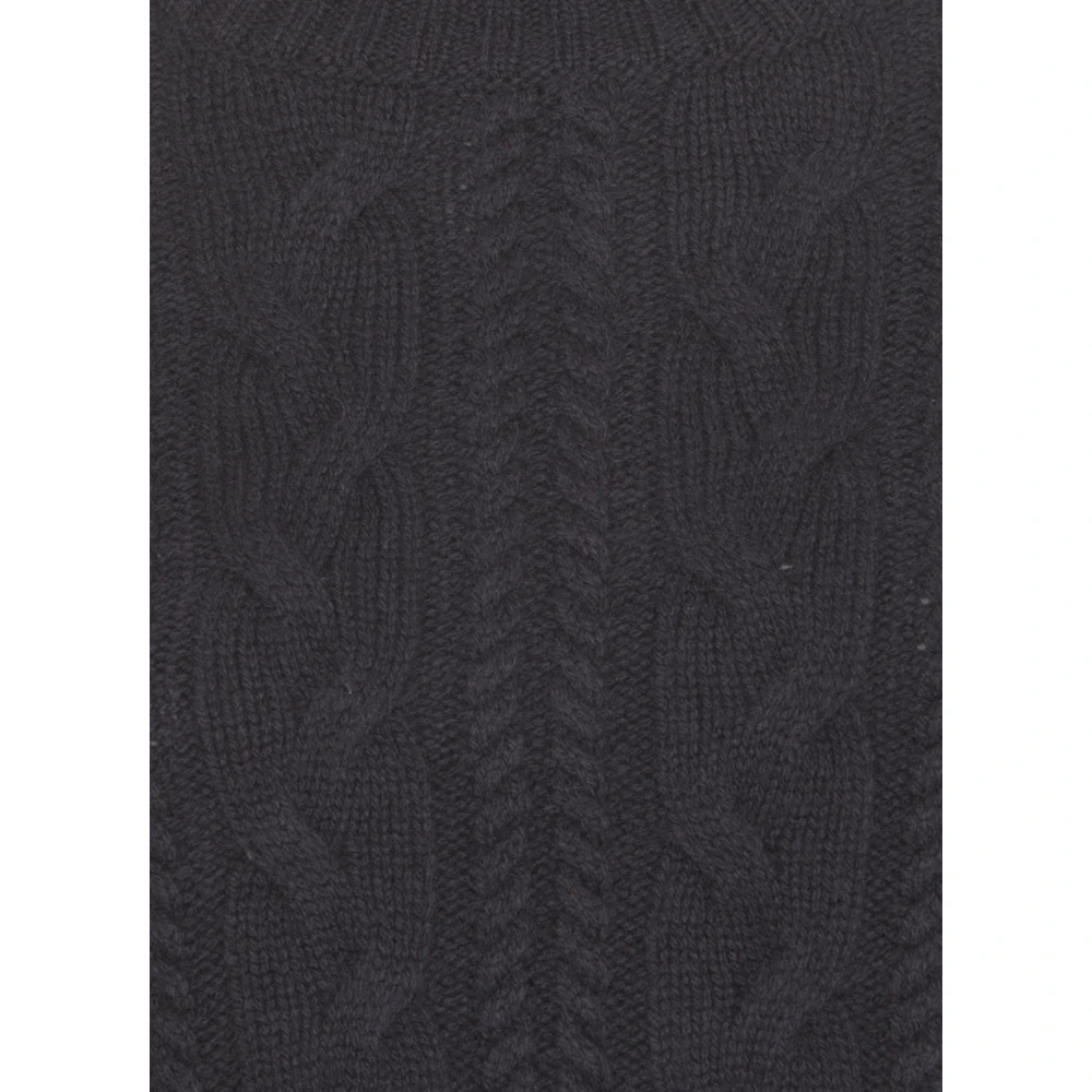 Kangra Blauwe Kasjmier Wol Hoge Hals Trui Blue Dames