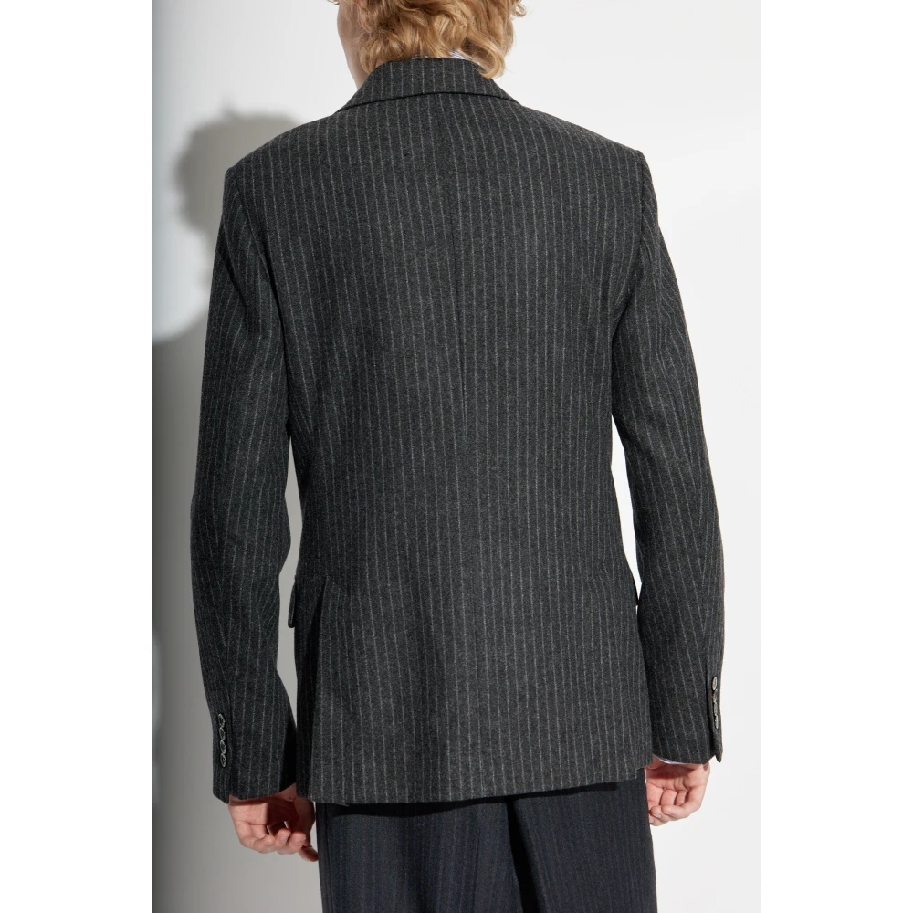 Ami Paris Dubbelrijige blazer Black Heren