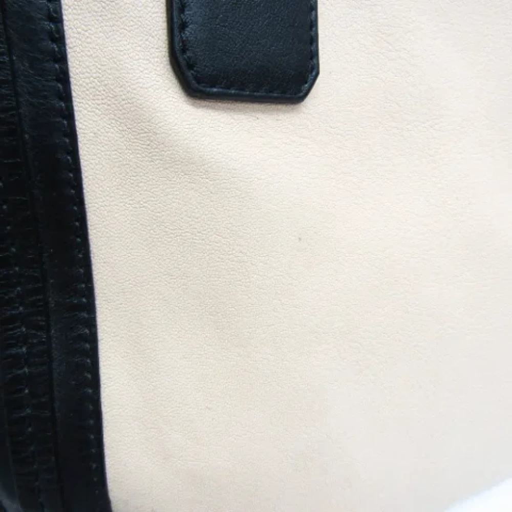 Chloé Pre-owned Leather handbags Beige Dames