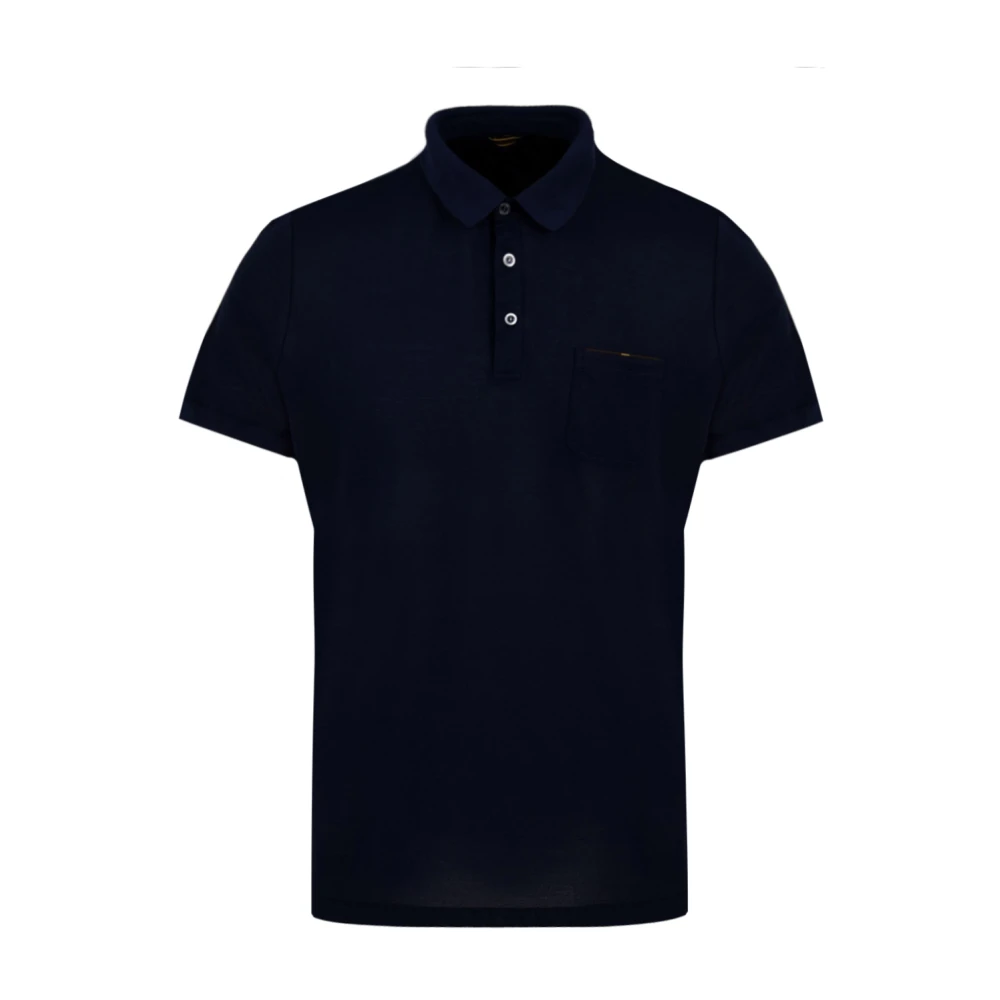 Moorer Blauwe Polo Shirt Peschici-JTP V0929 Blue Heren