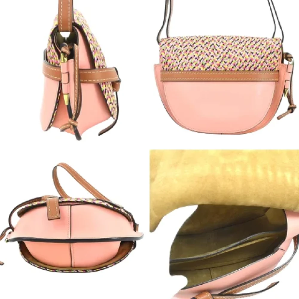 Loewe Pre-owned Leather crossbody-bags Multicolor Dames