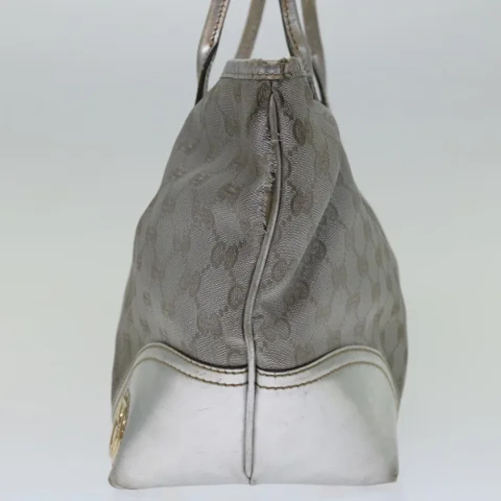Gucci Vintage Pre-owned Canvas totes Gray Dames