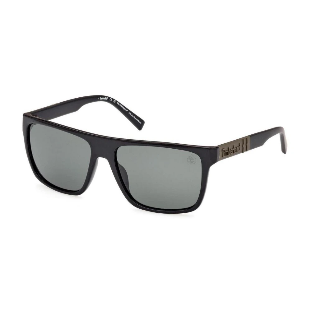 Timberland Men's Black Modern Polarized Sunglasses - Sunglasses - One Size - Accessories