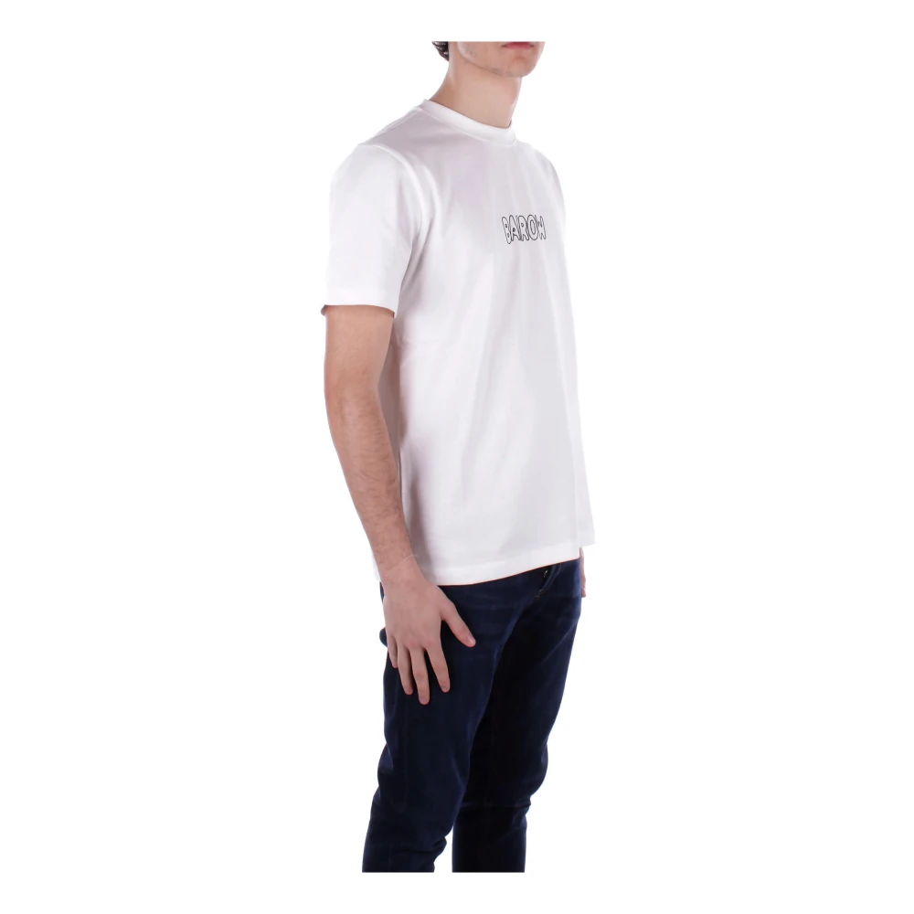 Barrow Logo T-shirt White Heren