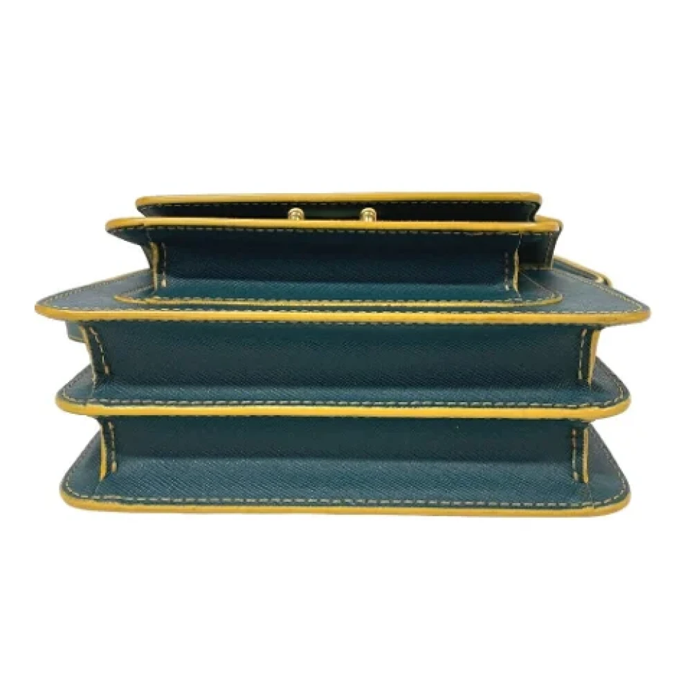 Marni Pre-owned Leather shoulder-bags Green Dames