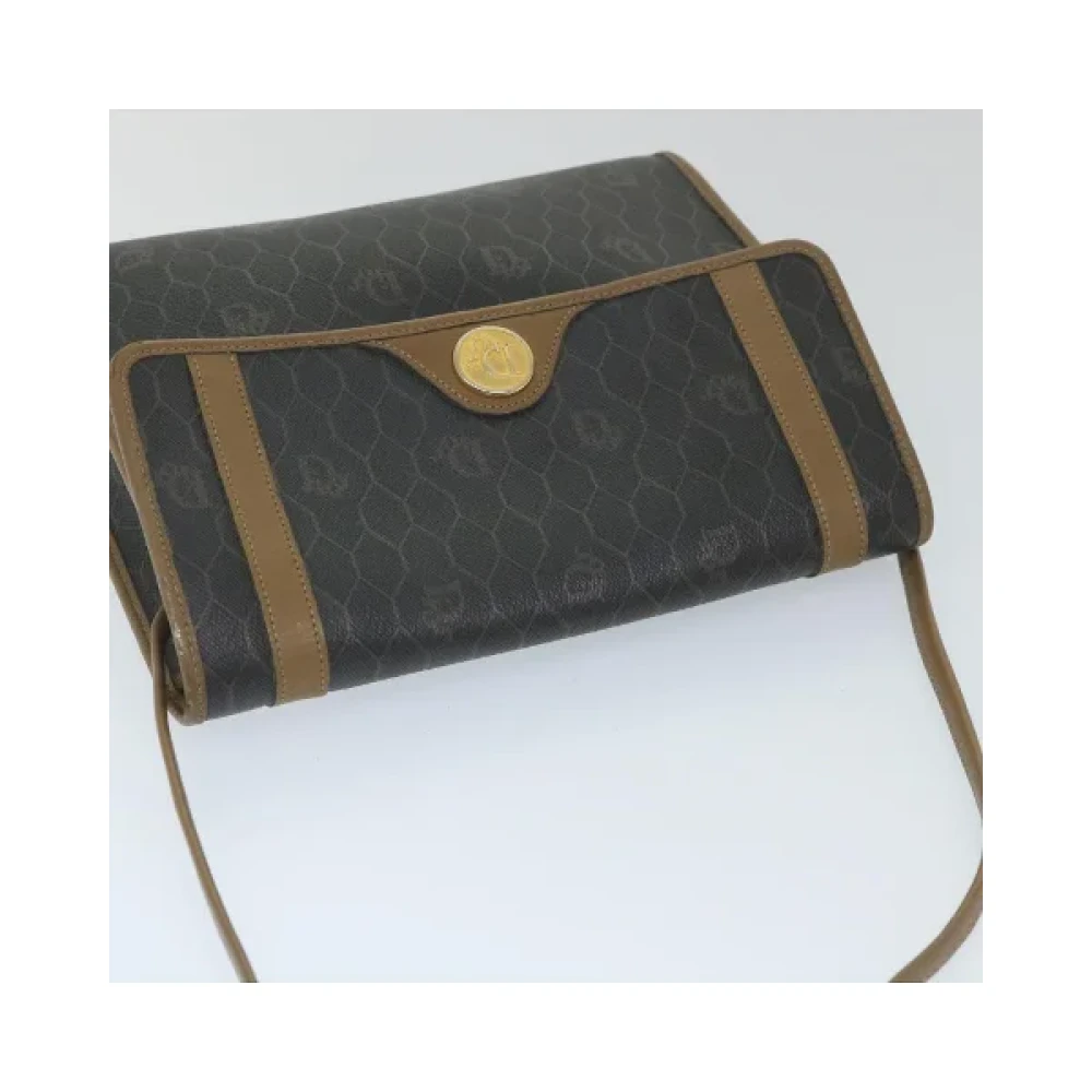 Dior Vintage Pre-owned Leather dior-bags Black Dames