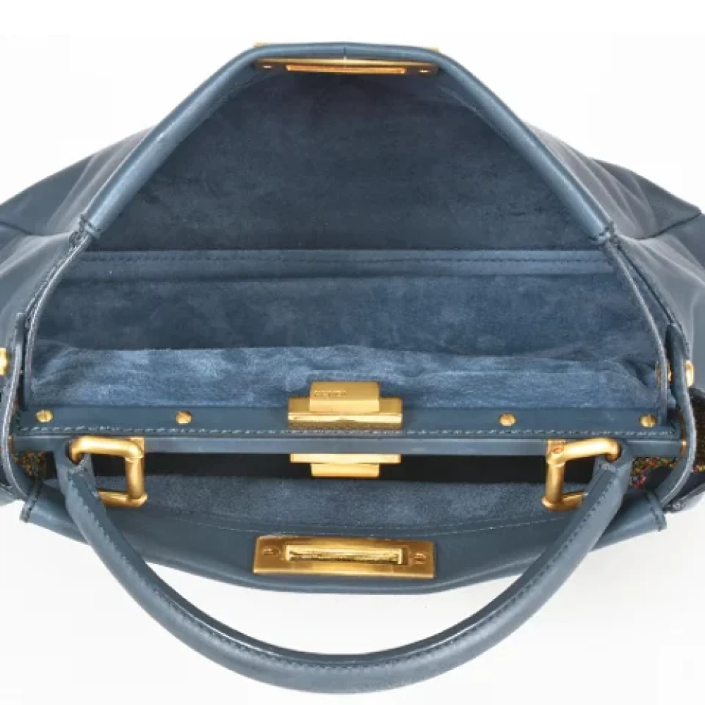 Fendi Vintage Pre-owned Fabric fendi-bags Blue Dames