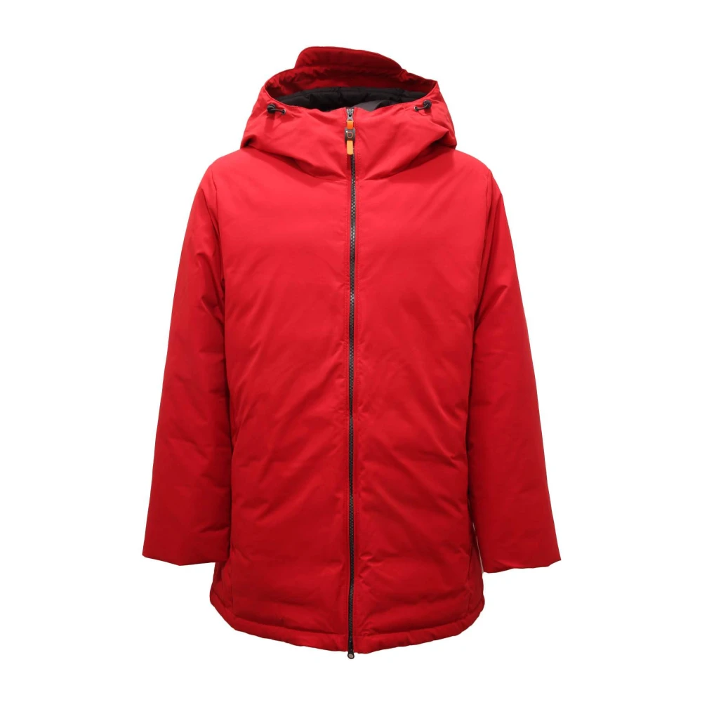 Aspesi Men's Red Winter Jackets, 3XL, Padded Down Jacket For