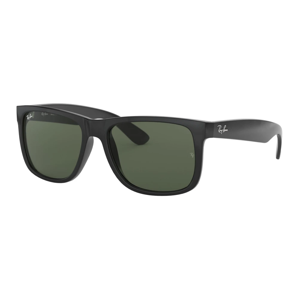 Ray-Ban Justin RB4165, Black Sunglasses Dark Green lenses, Mojo Glasses - Image 8