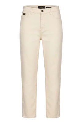 Jeans med hög midja och fickor