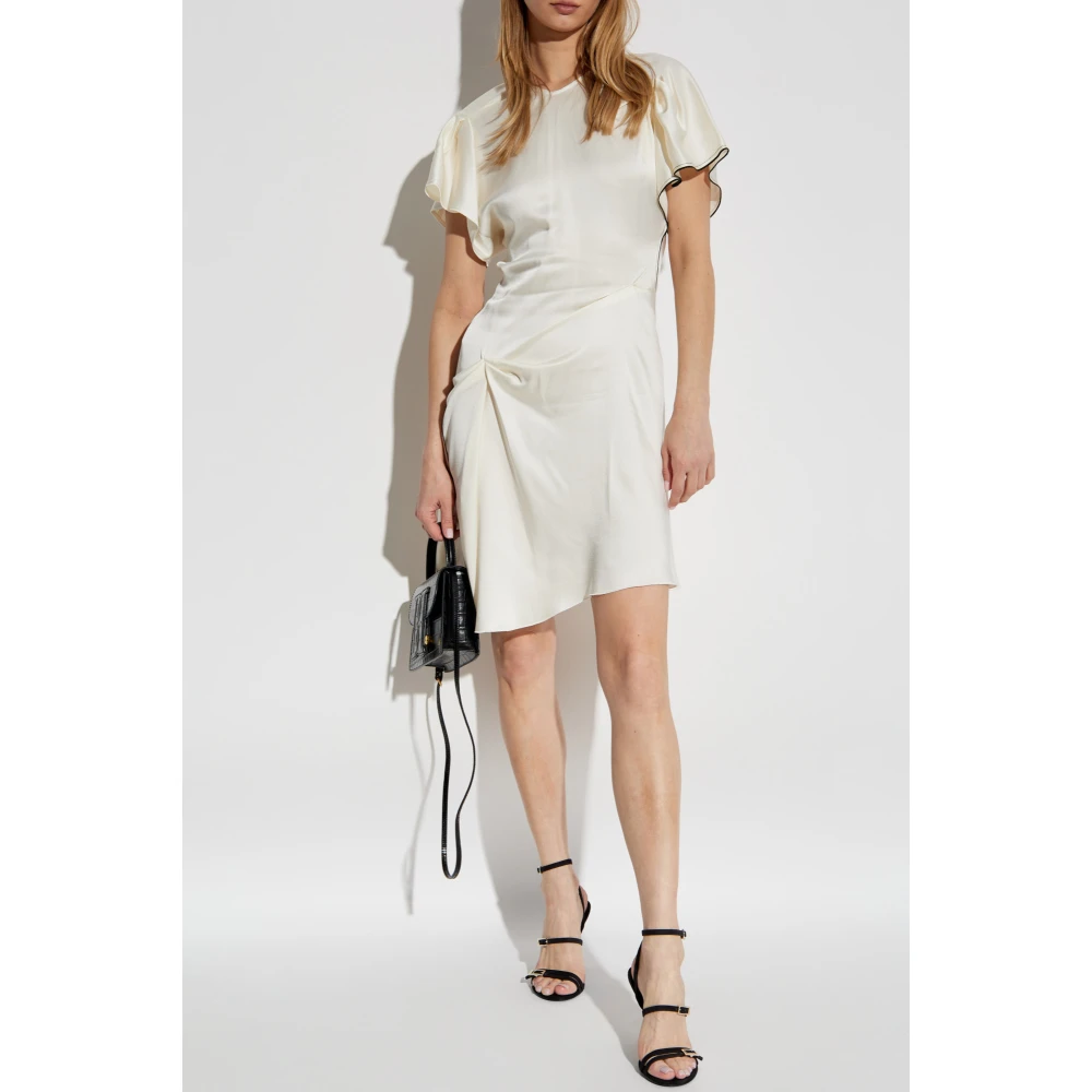 Victoria Beckham Gedrapeerde jurk Beige Dames